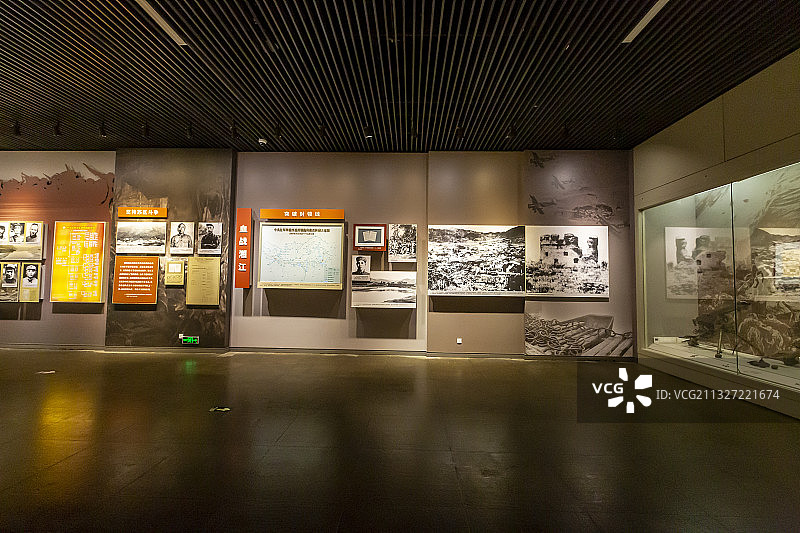 贵州省遵义会议纪念馆（遵义会议会址）展厅一角图片素材