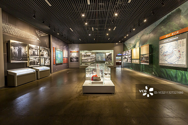 贵州省遵义会议纪念馆（遵义会议会址）展厅一角图片素材