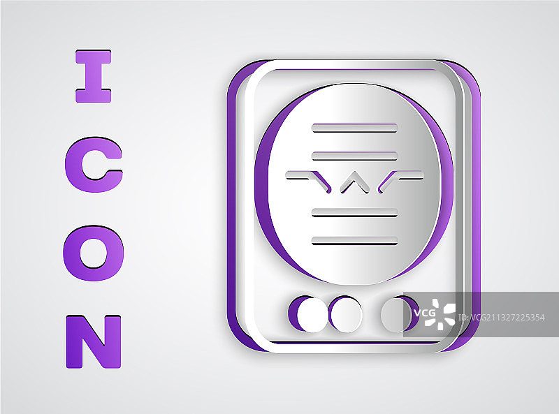 剪纸姿态指示器仪表图片素材