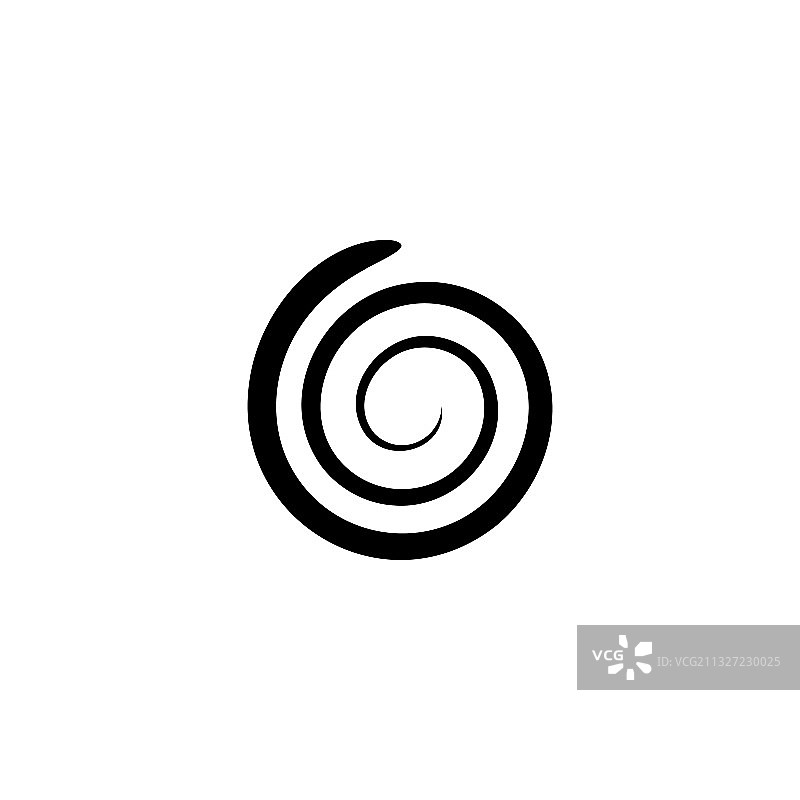 花卉漩涡图标图片素材