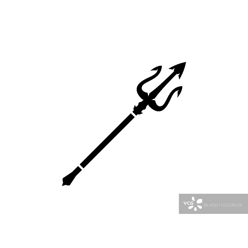 波塞冬三叉戟图标图片素材