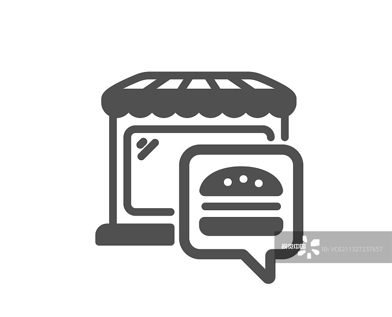 美食市场快餐店标志图标图片素材