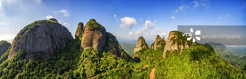 都峤山大围二围顶全景图图片素材