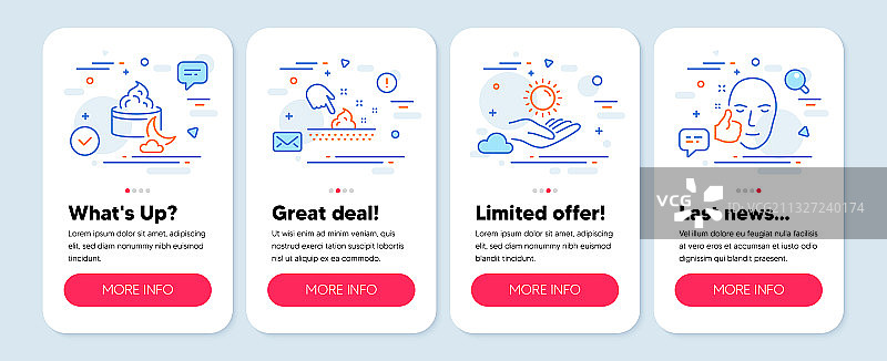 夜霜防晒等美妆图标图片素材