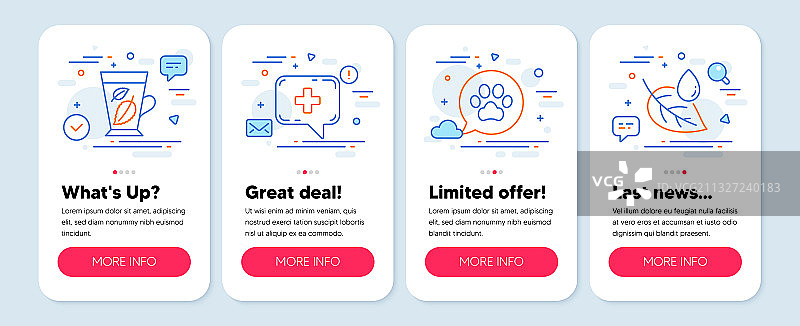 医疗保健图标，如宠物护理图片素材