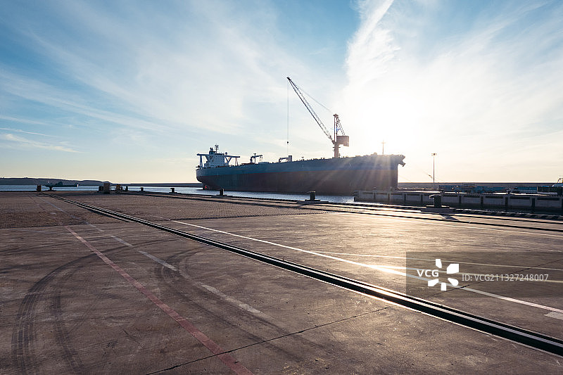 码头空旷的地面图片素材