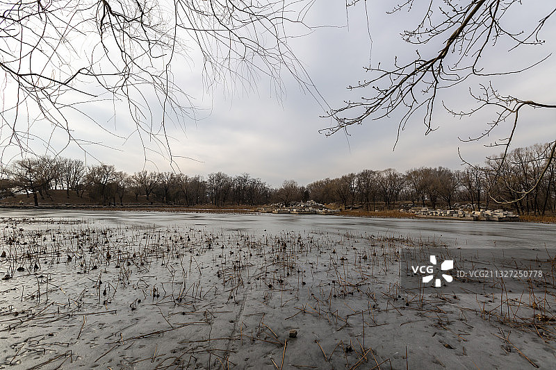 北京市皇家园林圆明园遗址公园：方壶胜境图片素材