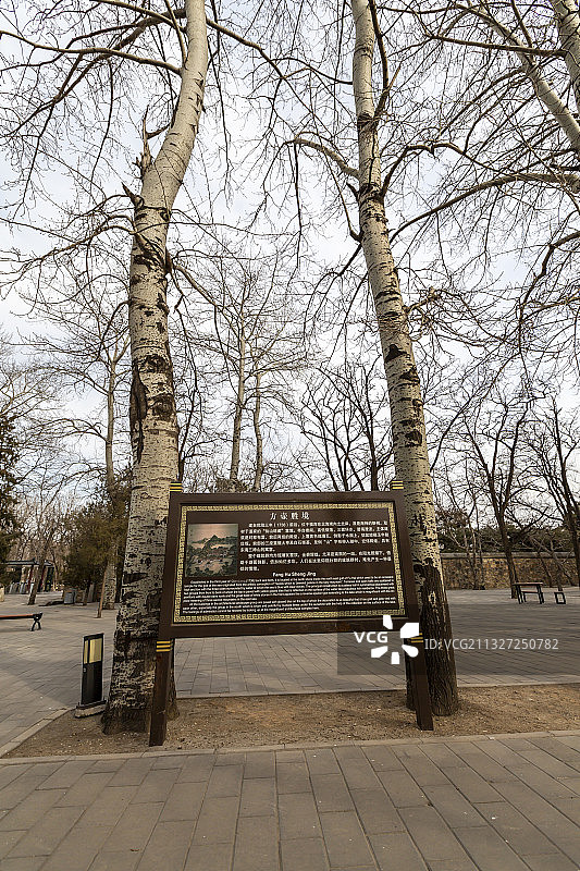 北京市皇家园林圆明园遗址公园：方壶胜境图片素材