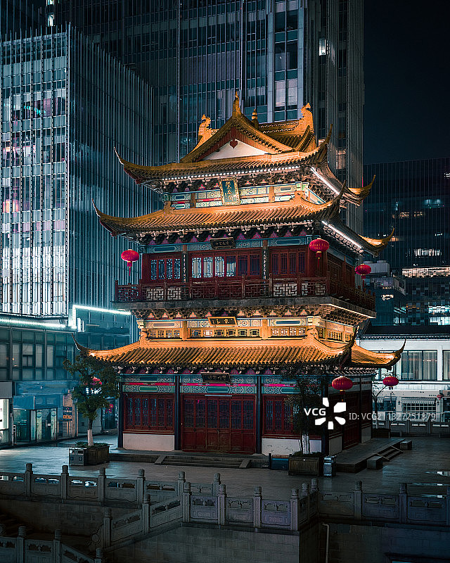 无锡崇安阁图片素材