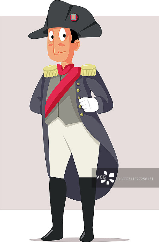 拿破仑·波拿巴讽刺画图片素材