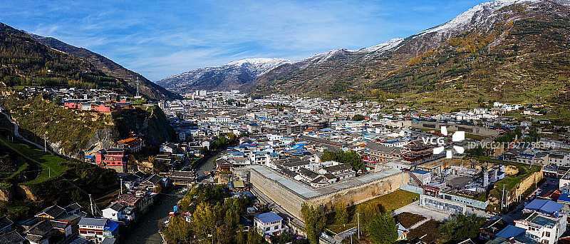 松潘古城图片素材