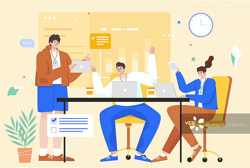 办公室会议图片素材