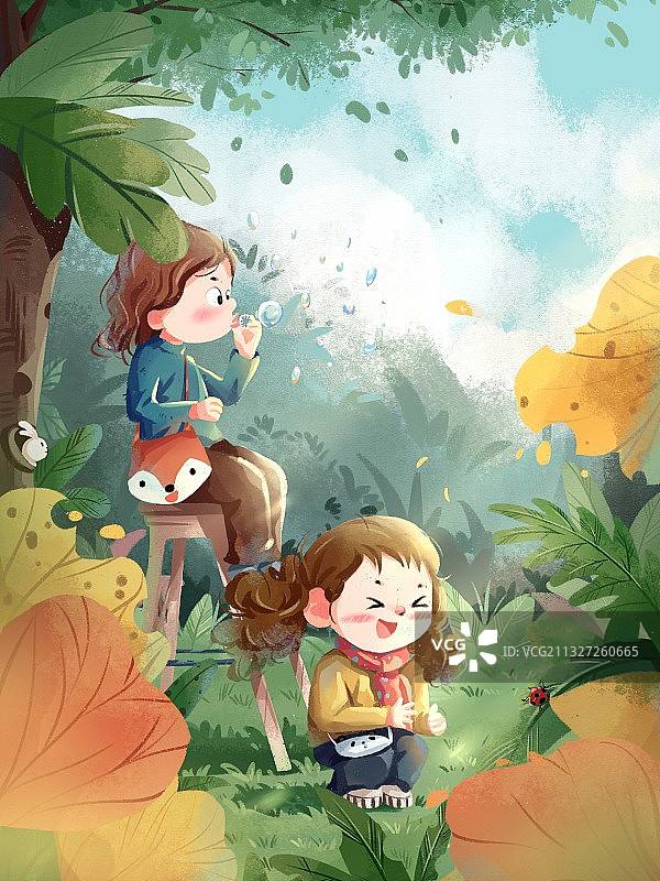 儿童插画图片素材