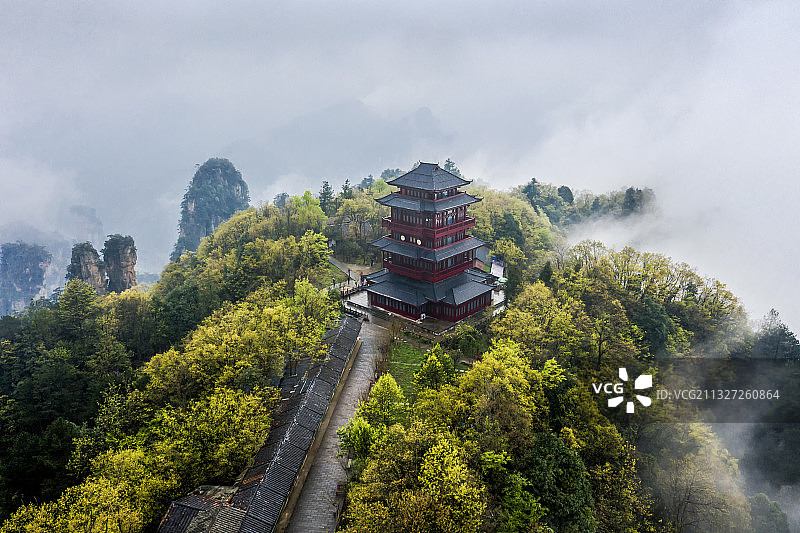 张家界天子阁图片素材