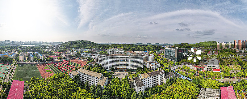 中国地质大学 武汉 全景图片素材