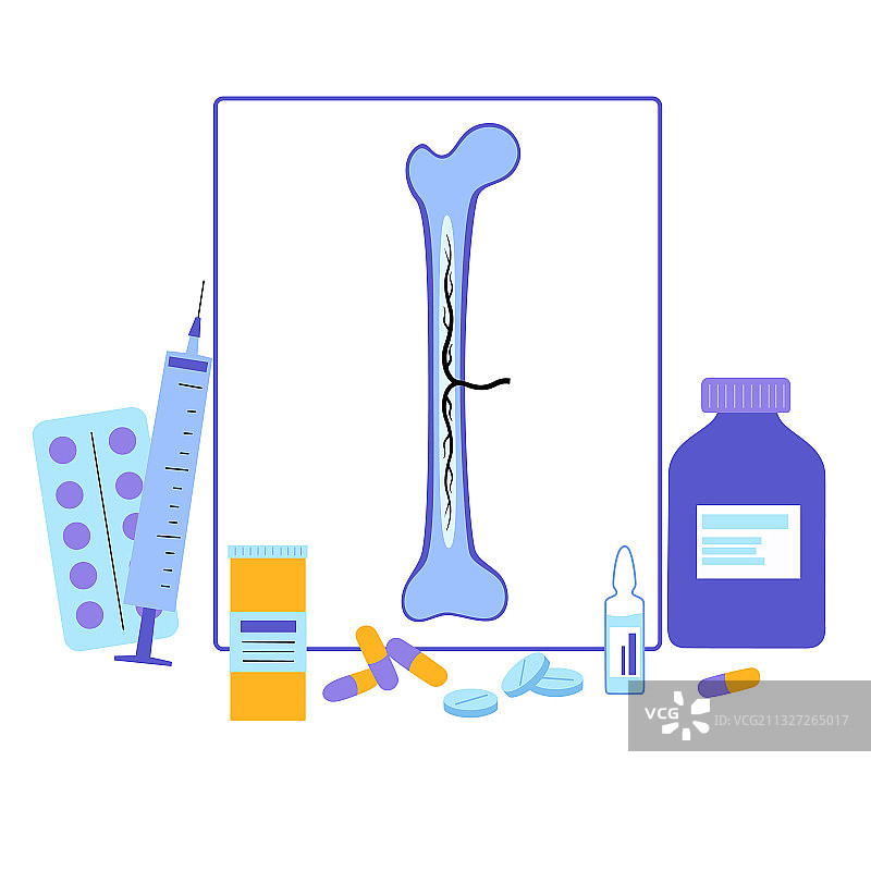骨骼模板概念图片素材