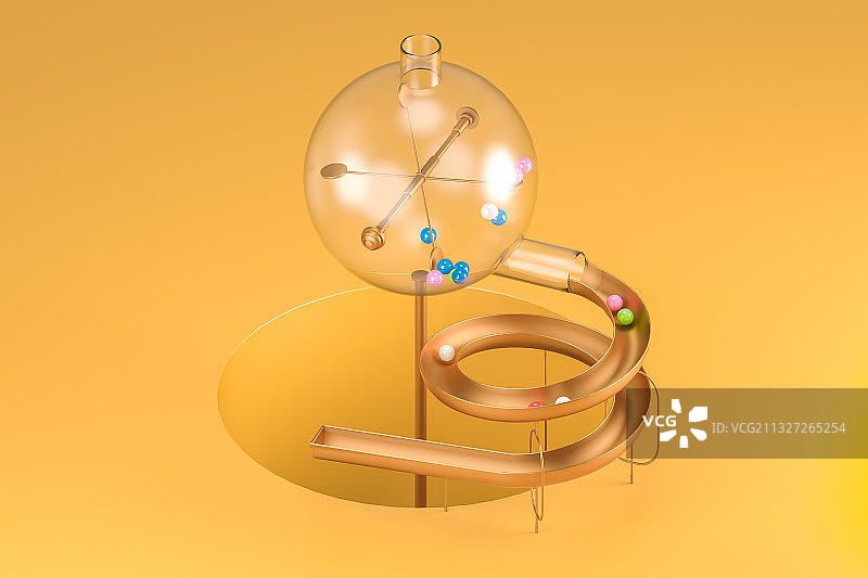 电脑软件制图-幸运抽奖装置图片素材