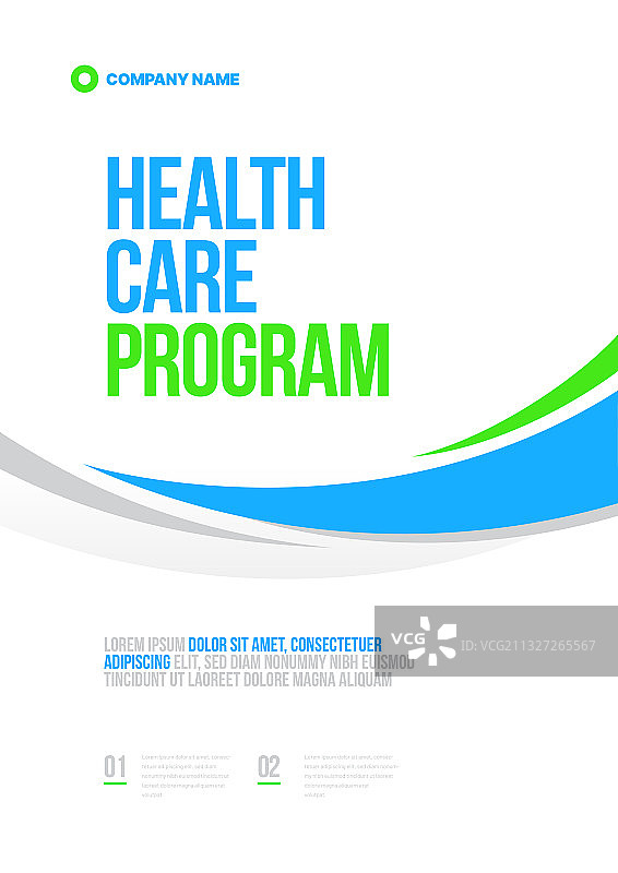 A4医药布局设计模板图片素材