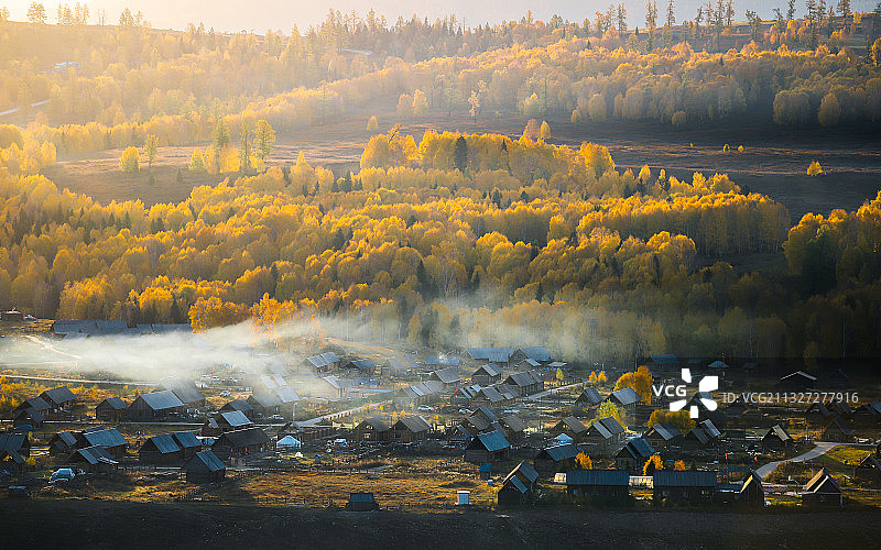 禾木景区图片素材