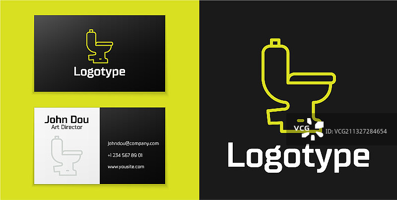 马桶线条图标标志图片素材