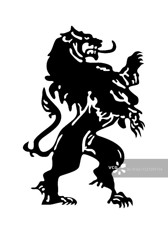 等离子切割机狮子图案设计图片素材