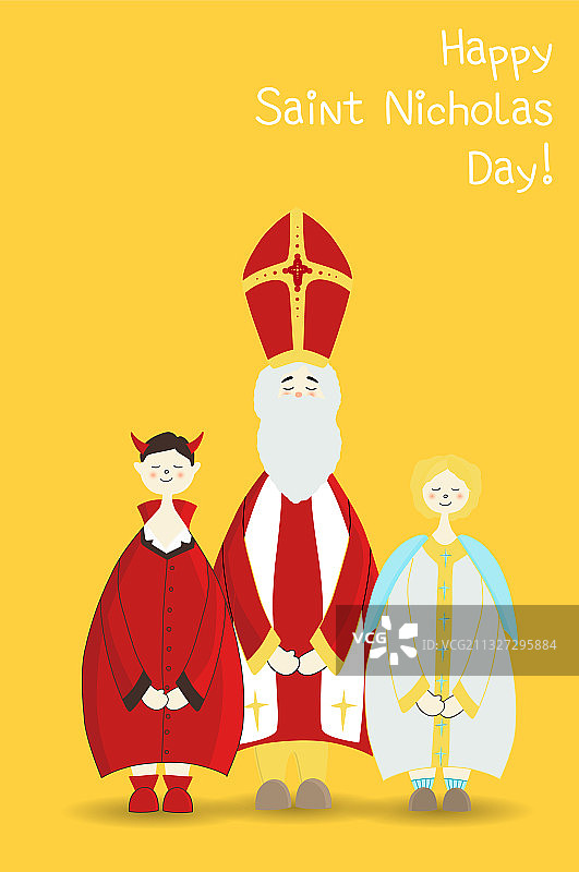 冬季宗教人物尼古拉斯图片素材