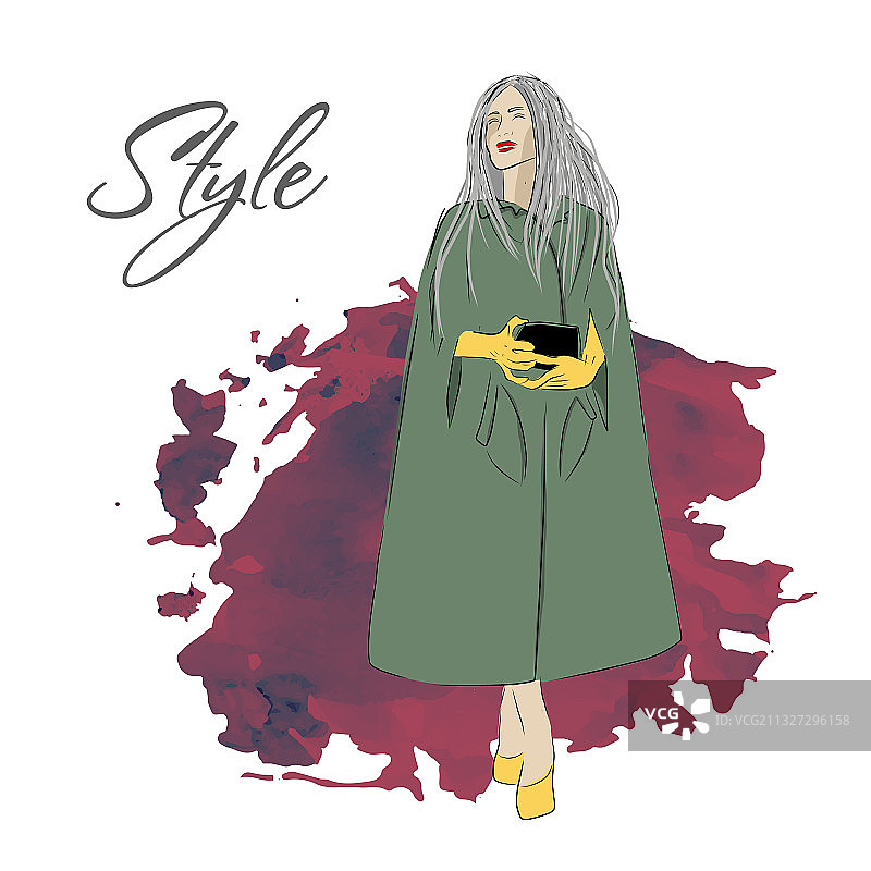 现代秋季时尚造型图片素材