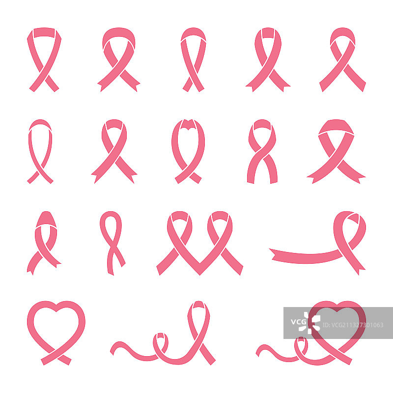 乳腺癌防治粉红丝带图片素材