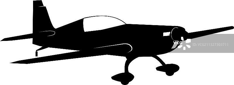 固定起落架单人赛车飞机图片素材