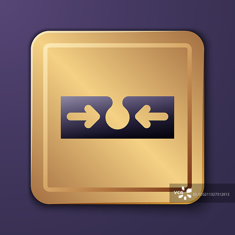 紫色背景上的紫色痤疮图标图片素材