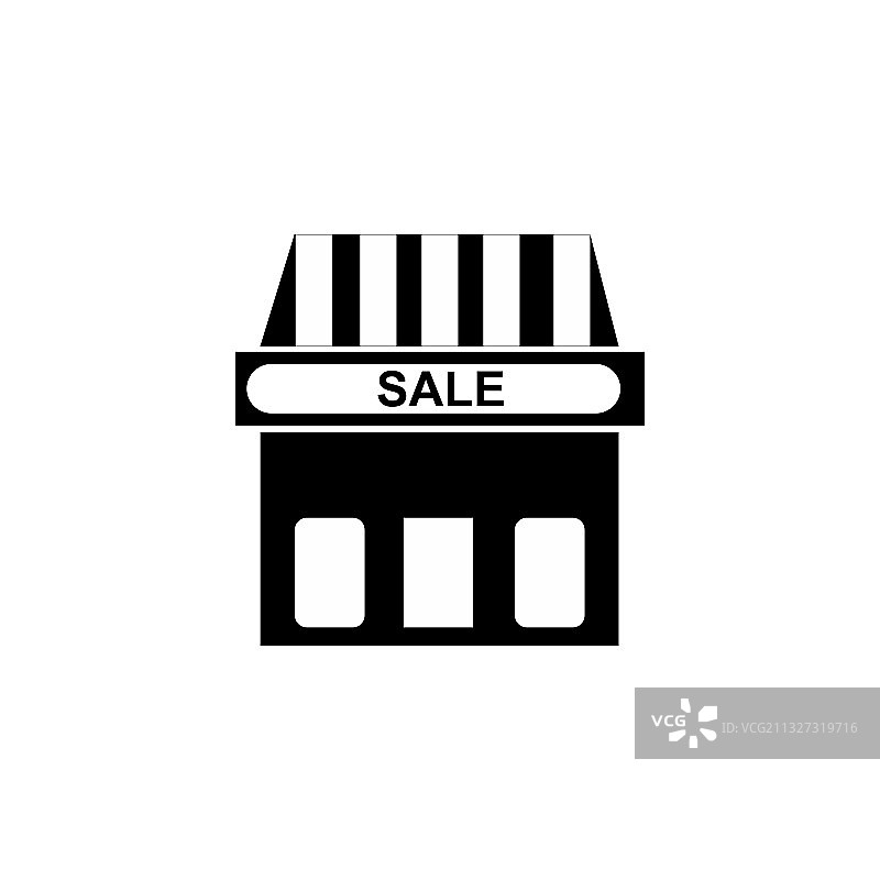 简约市场店铺Logo图片素材