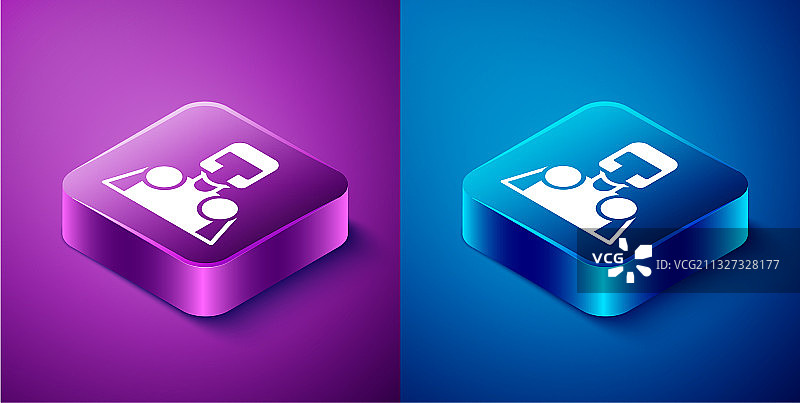 2.5D中世纪骑士图标图片素材