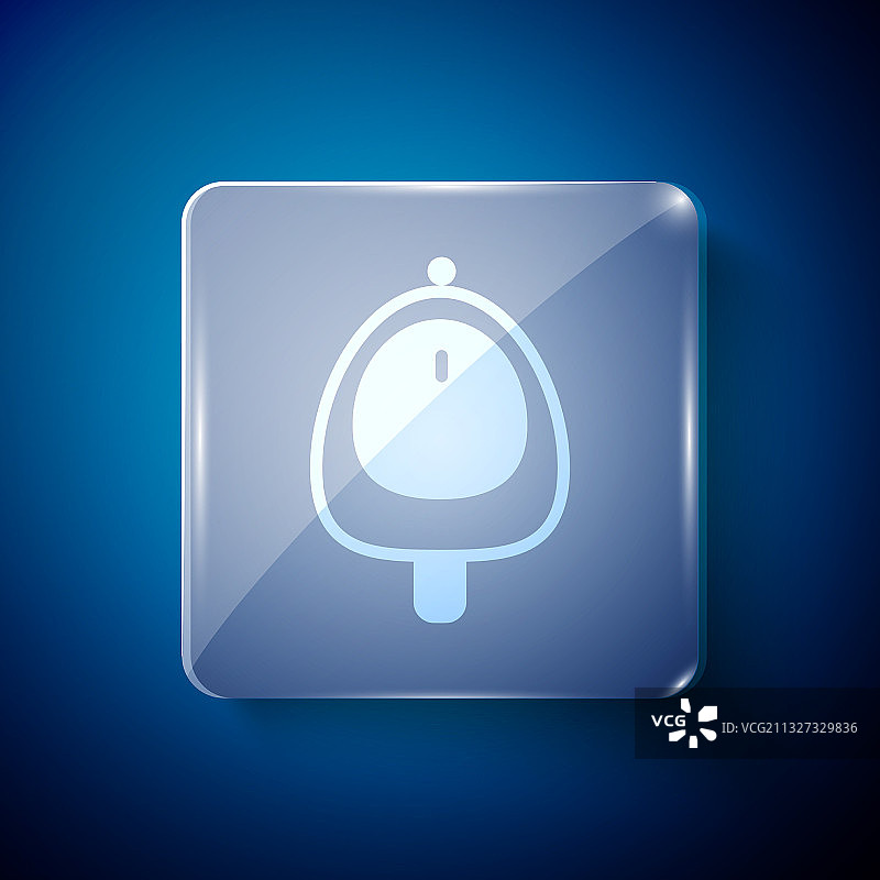 白色小便池图标图片素材