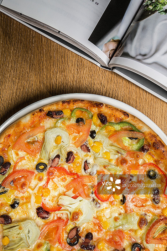 一份意大利比萨饼图片素材