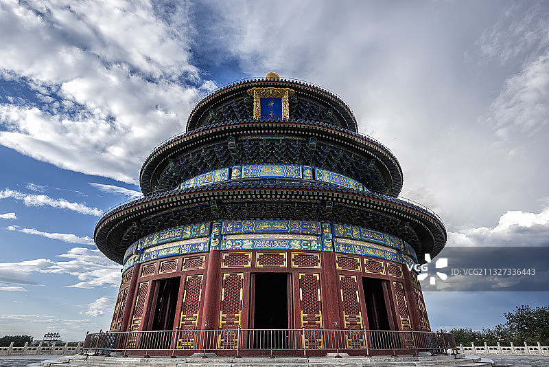 天坛祈年殿近景图片素材