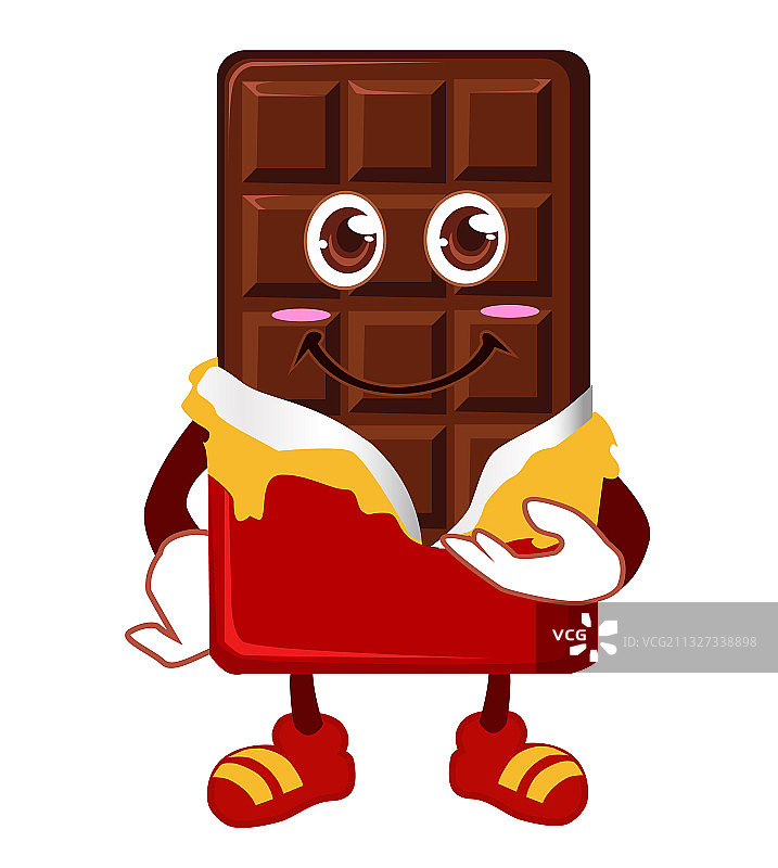 巧克力卡通吉祥物图片素材