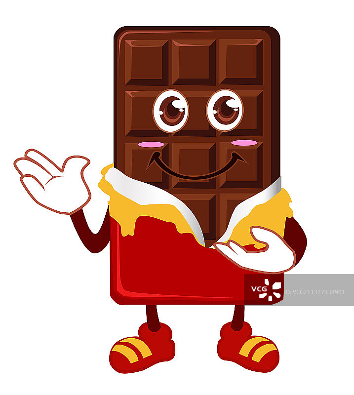 巧克力卡通吉祥物图片素材
