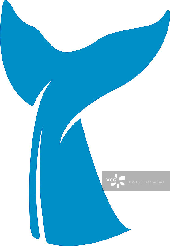 鱼尾图标设计模板图片素材