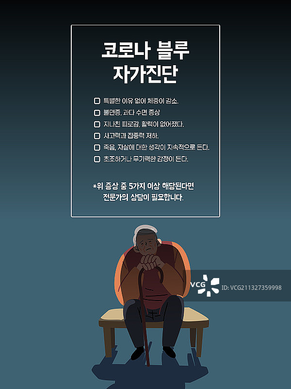 抑郁症焦虑症社交恐惧症心理治疗插画图片素材