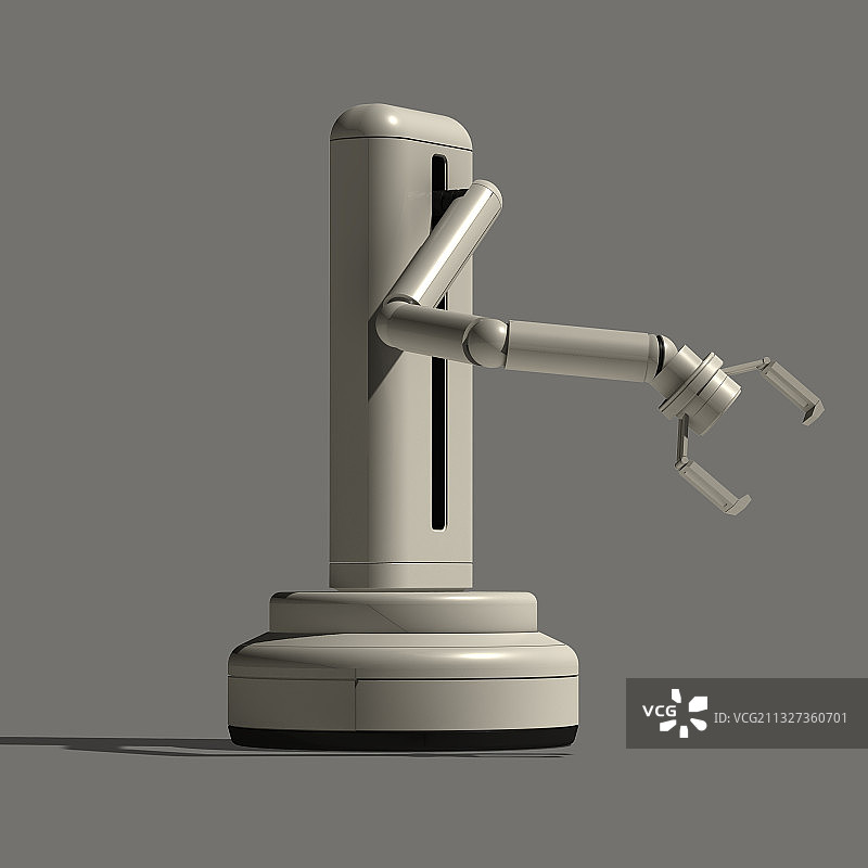 3D机械臂生产设备人工智能模型图片素材