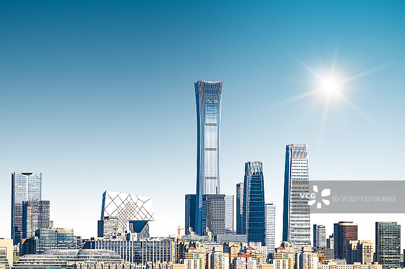 北京国贸城市建筑图片素材