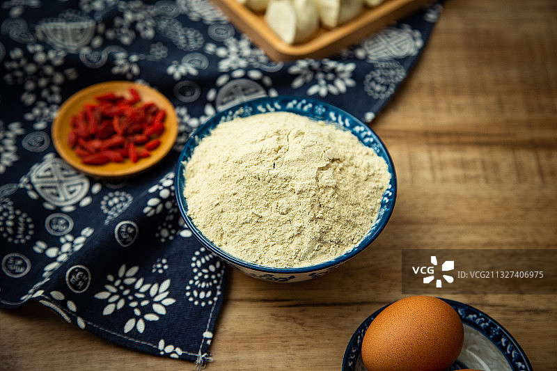 中国北方山西的美食——苦荞面图片素材