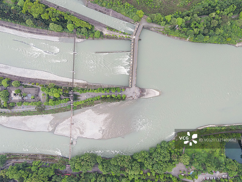 都江堰航拍图片素材