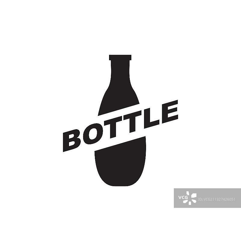 瓶子图标Logo设计模板图片素材