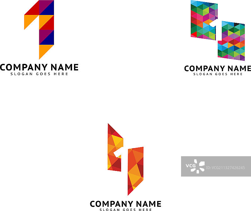 数字1标志模板图片素材