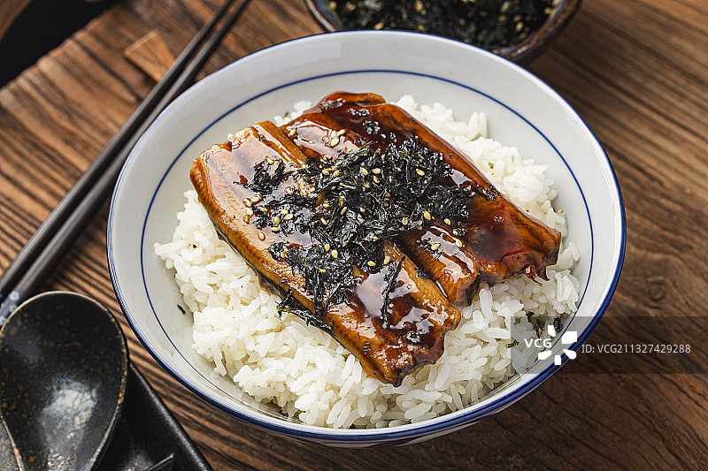 日式鳗鱼饭图片素材