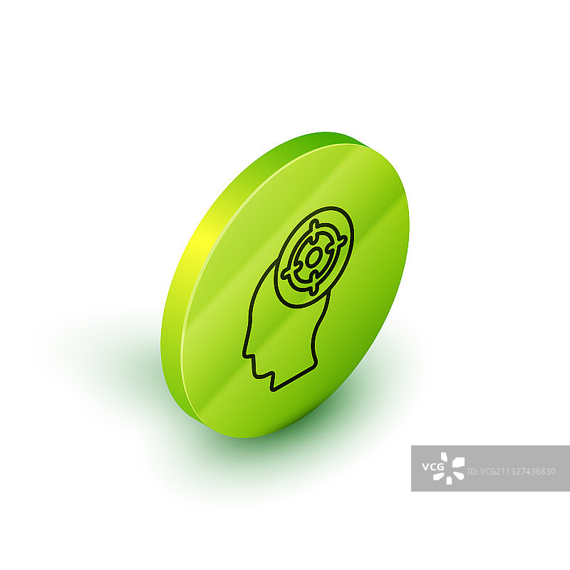 2.5D线条运动目标图标，白色背景图片素材