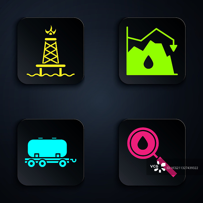 石油开采设备与铁路运输图片素材