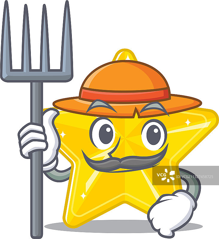 闪亮星星卡通人物设计图片素材