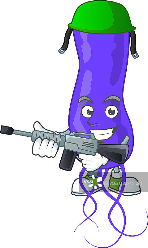 使用自动枪械的蓝色螺旋军队图片素材